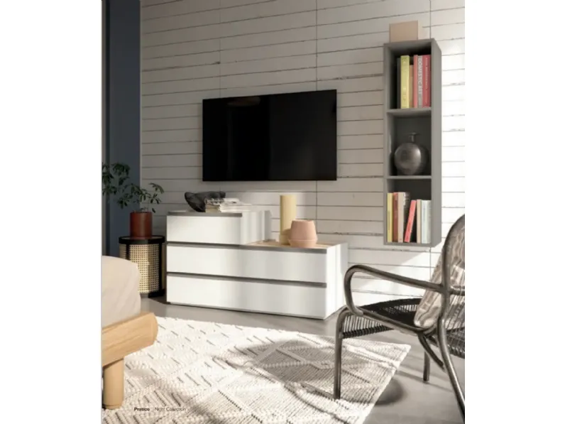 Camera da letto Composizione laura 316 Santalucia in legno in Offerta Outlet