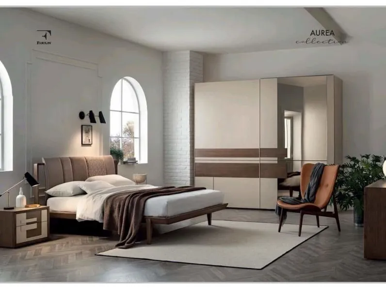 Camera da letto Raphaelle * Fasolin in laccato opaco a prezzo Outlet