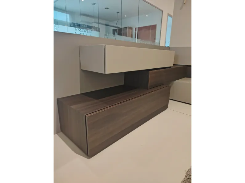 Camera da letto Filo con boiserie Pianca in legno a prezzo scontato