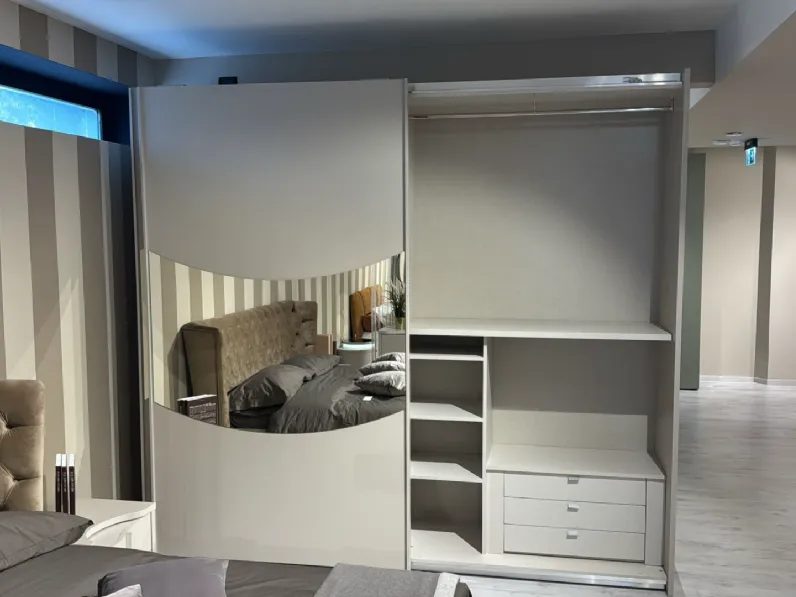 Camera da letto Glass Artigianale in laminato in Offerta Outlet
