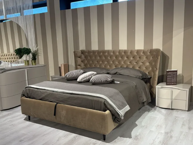 Camera da letto Glass Artigianale in laminato in Offerta Outlet