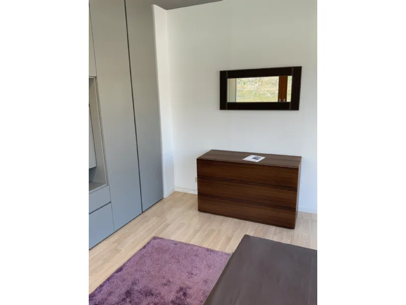 Camera da letto Grid Caccaro in laccato opaco in Offerta Outlet