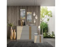 Camera da letto Gruppo  comò comodini caterina  Mobilificio bellutti in legno in Offerta Outlet
