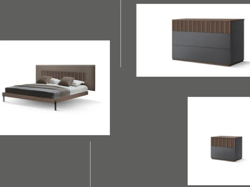 Camera da letto Gruppo letto marica Mobilificio bellutti in legno in Offerta Outlet