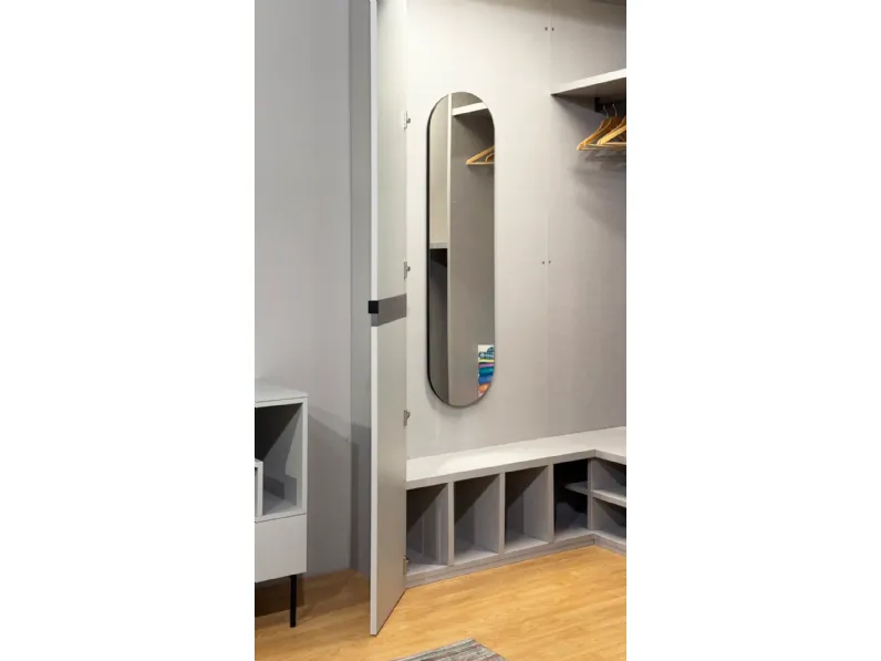 Camera da letto Homy sis 18 Santalucia in laminato in Offerta Outlet