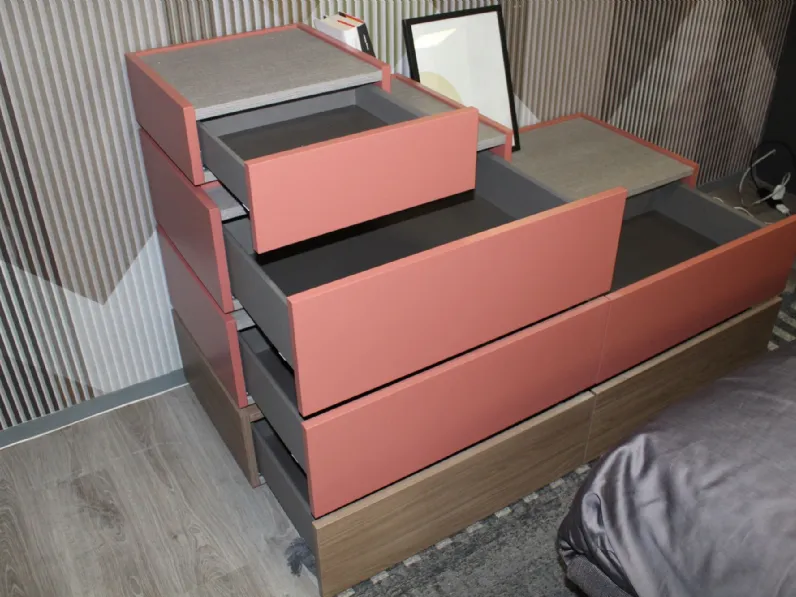 Camera da letto Leila Tomasella in laminato a prezzo scontato