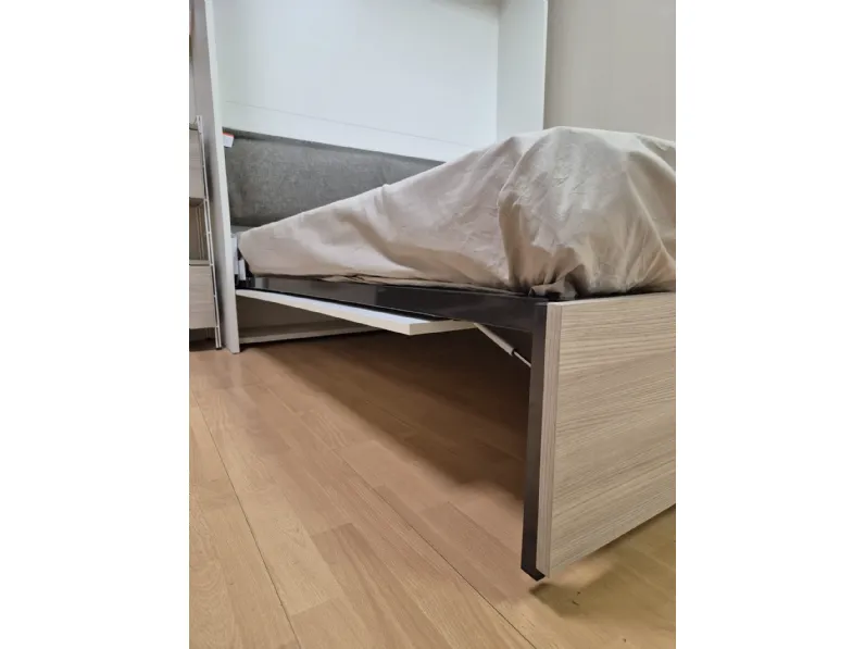 Camera da letto a scomparsa Maconi in laminato in Offerta Outlet