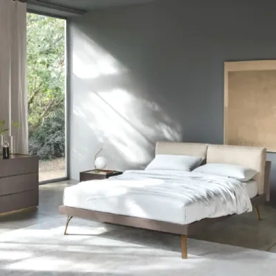 Camera da letto e gruppo letto con finitura bronzo Sangiacomo PREZZI OUTLET