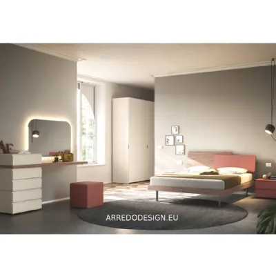 Camera da letto Loli Orme in laminato in Offerta Outlet