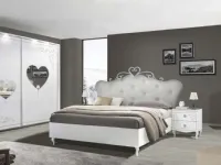 Camera da letto Lucrezia Md work in legno a prezzo Outlet