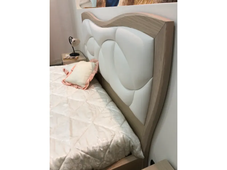 Camera da letto Luna  Artigianale in legno a prezzo Outlet