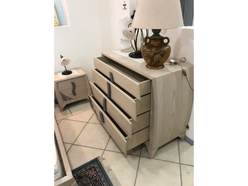 Camera da letto Luna  Artigianale in legno a prezzo Outlet