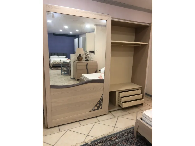 Camera da letto Luna  Artigianale in legno a prezzo Outlet