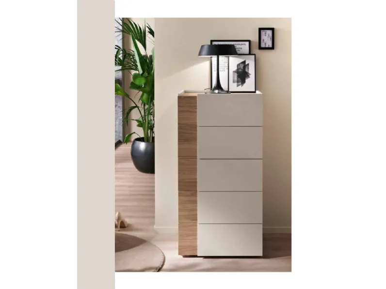 Camera da letto Malindy Gierre mobili in laminato in Offerta Outlet