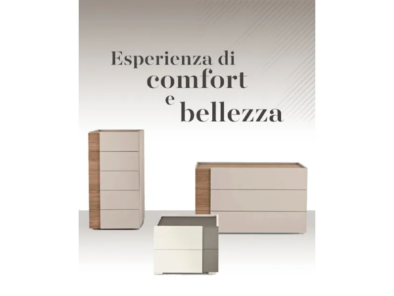 Camera da letto Malindy Gierre mobili in laminato in Offerta Outlet