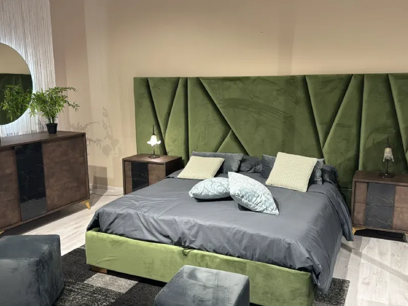 Camera da letto Grazia  Mobilpiu in tamburato a prezzo scontato
