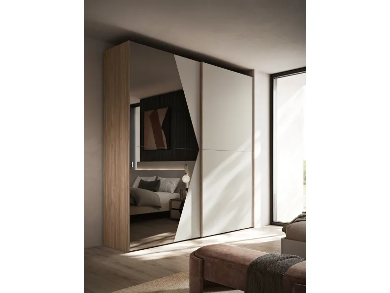 Camera da letto Modello hip camera moderna lux Md work PREZZI OUTLET