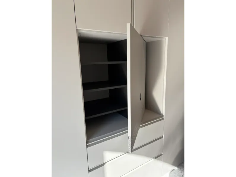 Camera da letto Modula Tomasella in laminato a prezzo Outlet