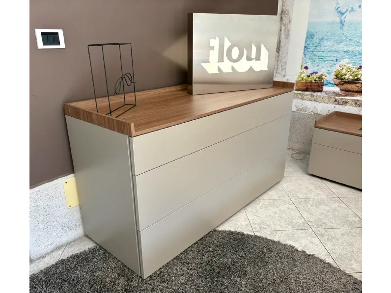 Camera da letto Modula Tomasella in laminato a prezzo Outlet