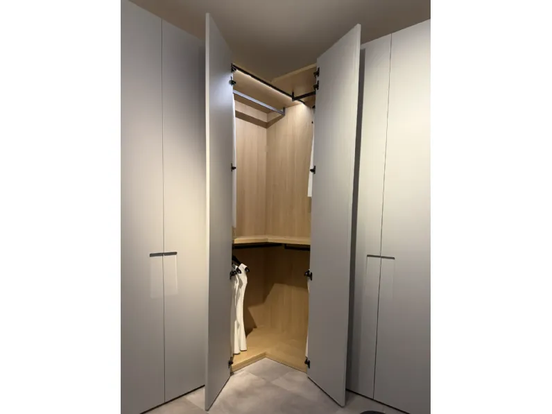 Camera da letto Niban Orme in laccato opaco in Offerta Outlet