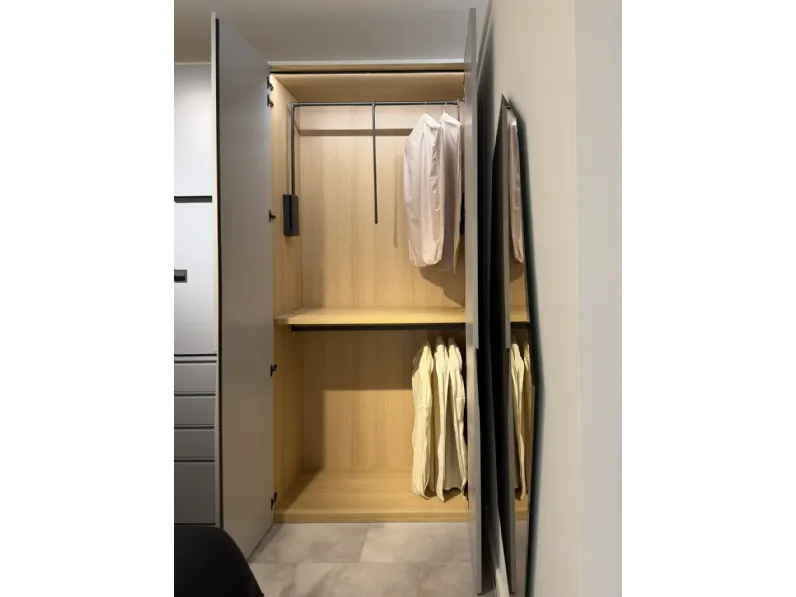 Camera da letto Niban Orme in laccato opaco in Offerta Outlet