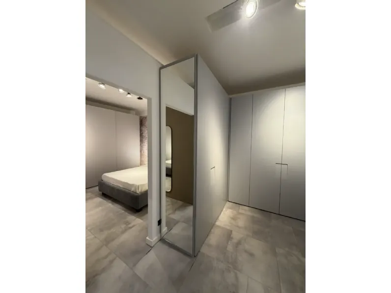 Camera da letto Niban Orme in laccato opaco in Offerta Outlet