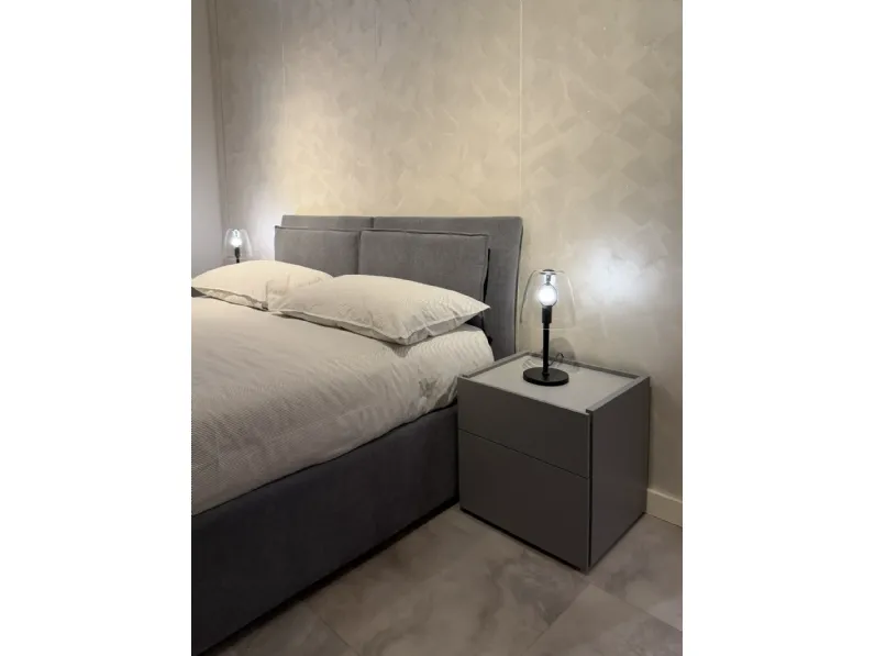 Camera da letto Niban Orme in laccato opaco in Offerta Outlet
