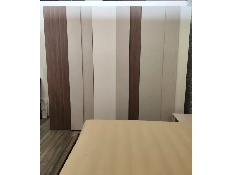 Camera da letto Nuvola Giessegi in laminato a prezzo Outlet