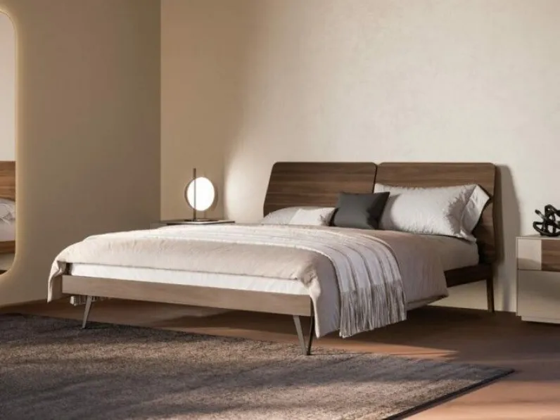 Camera da letto Ofelia Orme in laminato in Offerta Outlet