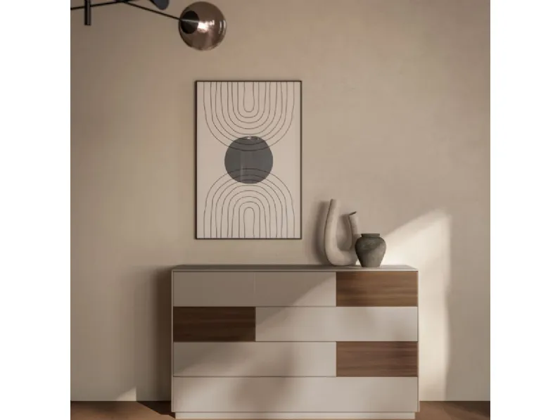 Camera da letto Ofelia Orme in laminato in Offerta Outlet