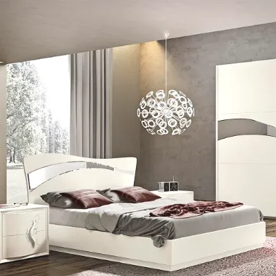 Camera da letto Onda Dal cin in laminato a prezzo Outlet