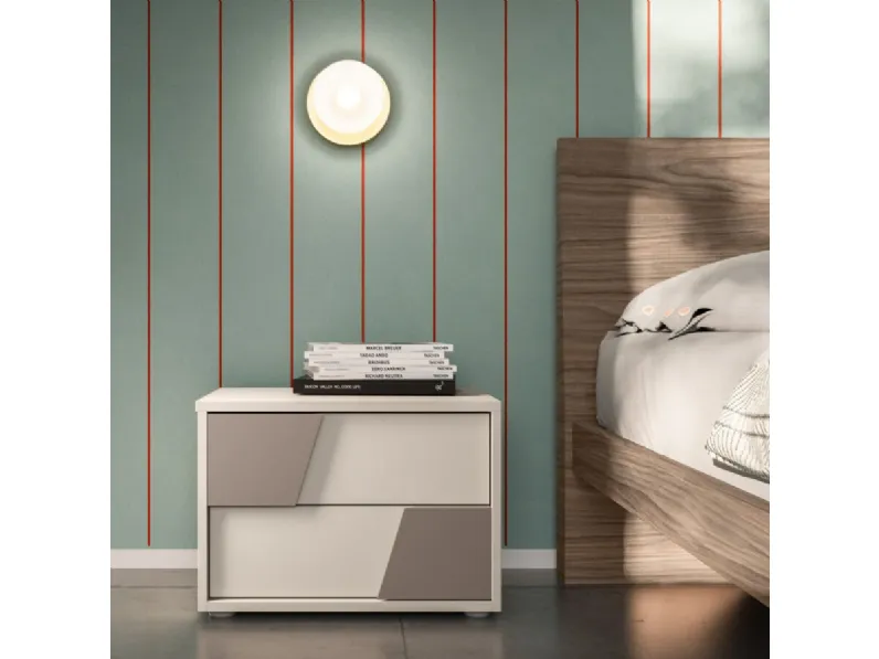 Camera da letto Camera night  07 Orme in laminato in Offerta Outlet