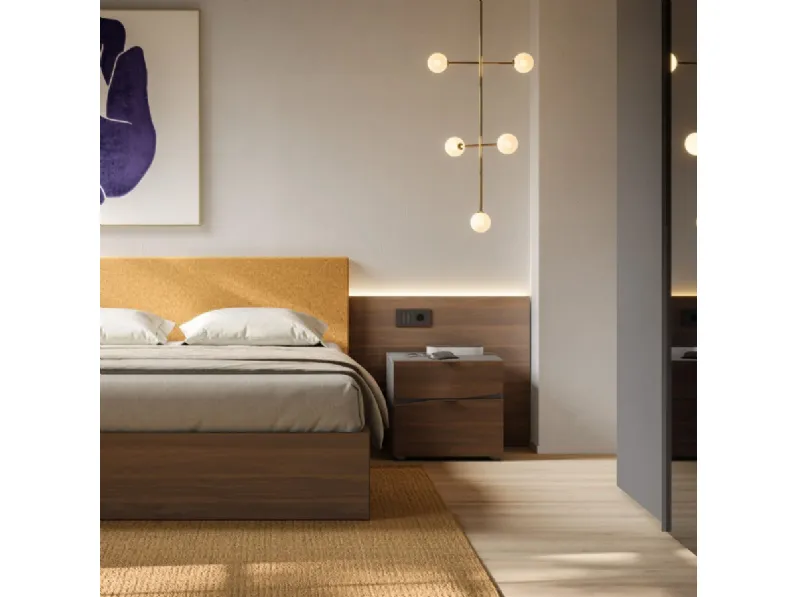 Camera da letto Camera night 15 Orme in laminato a prezzo Outlet