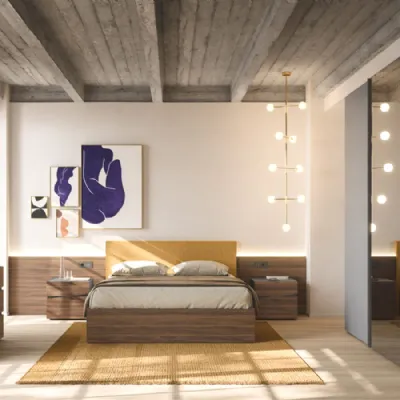 Camera da letto Camera night 15 Orme in laminato a prezzo Outlet
