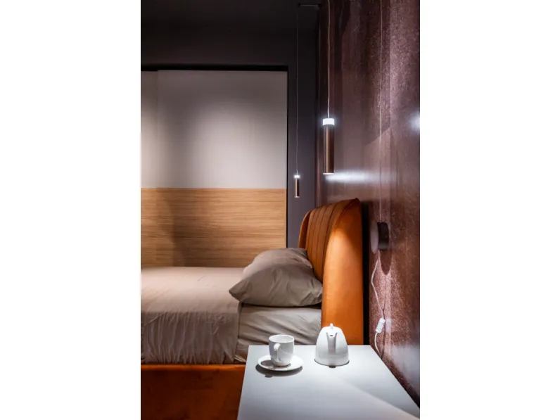 Camera da letto Homy Santalucia in laminato in Offerta Outlet