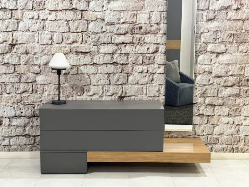 Camera da letto Scacco Santalucia in laminato a prezzo Outlet