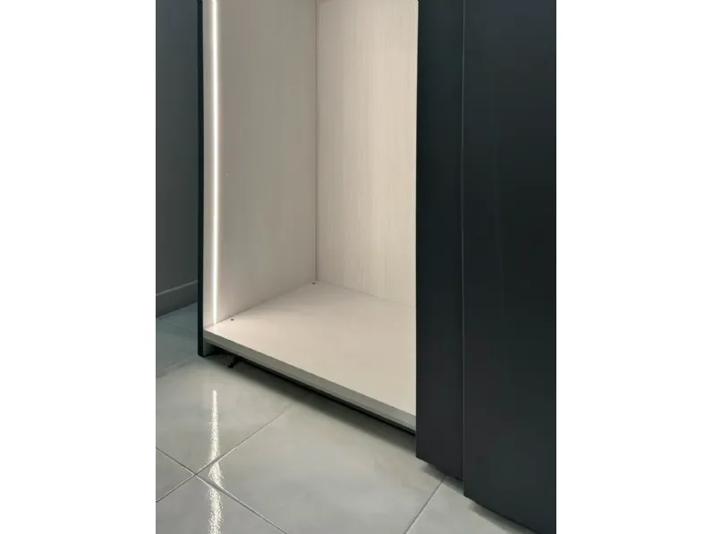 Camera da letto Scacco Santalucia in laminato a prezzo Outlet
