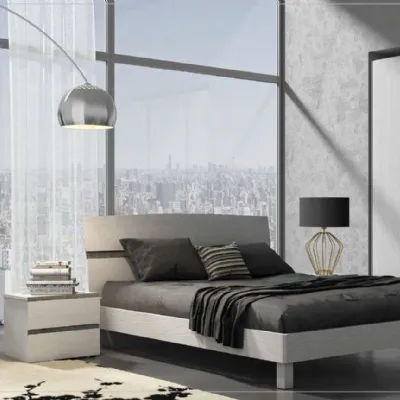 Camera da letto Bassano * Arredo design in laccato opaco a prezzo Outlet