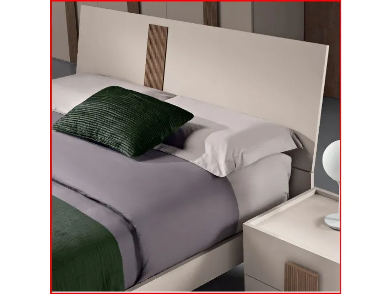 Camera da letto Gierre mobili Teo a prezzo ribassato in laminato