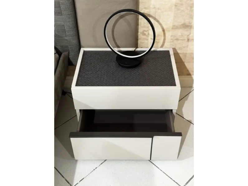 Camera da letto Hashtag Tomasella in laccato opaco a prezzo Outlet
