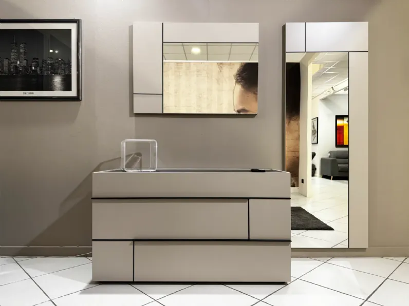 Camera da letto Hashtag Tomasella in laccato opaco a prezzo Outlet