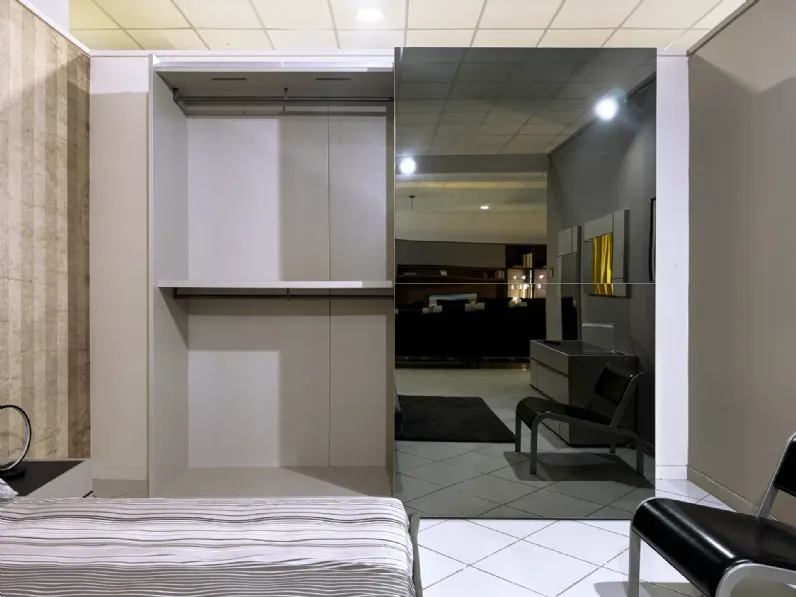 Camera da letto Hashtag Tomasella in laccato opaco a prezzo Outlet