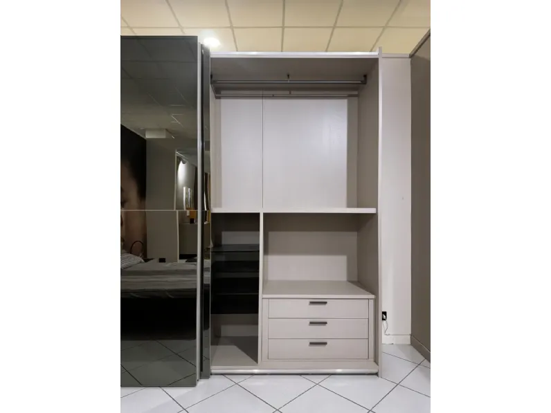 Camera da letto Hashtag Tomasella in laccato opaco a prezzo Outlet