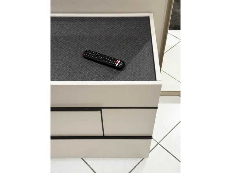 Camera da letto Hashtag Tomasella in laccato opaco a prezzo Outlet