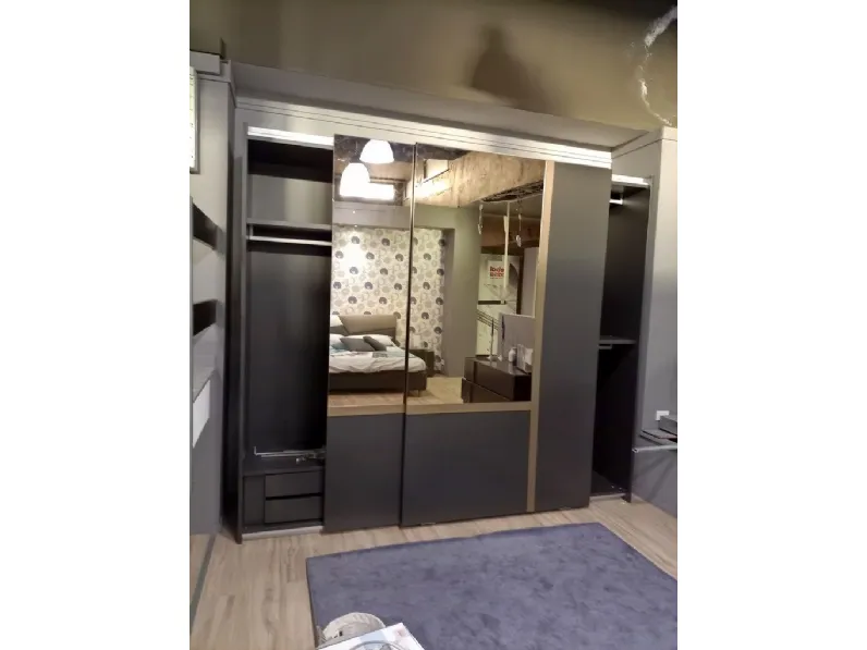 Camera da letto Two Fazzini in legno a prezzo ribassato