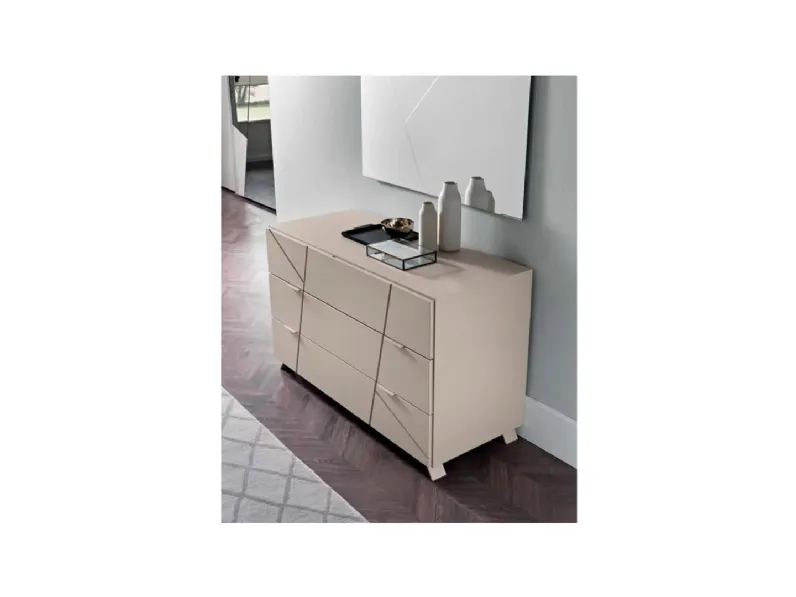Camera da letto Gierre mobili Camera matr.completa mod. abaco in promo-sconto 30% a prezzo ribassato in laccato opaco