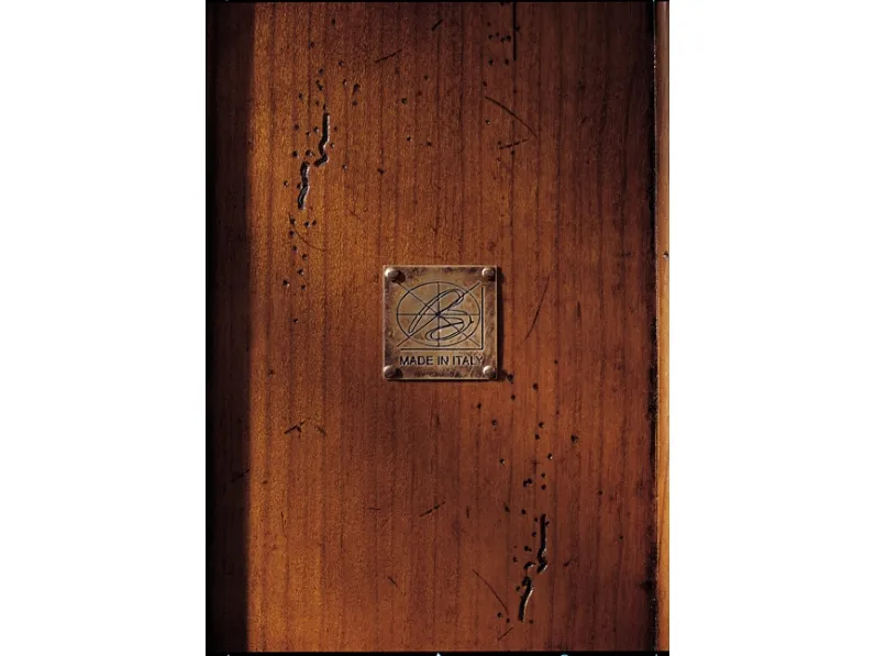 Cassettiera in Legno Modello quadrifogli Artigianale a prezzo Outlet