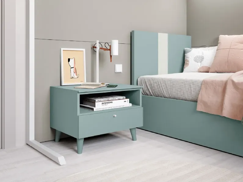 Cameretta in laminato materico 03b Doimo cityline scontata a PREZZI OUTLET