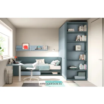 Cameretta 09b Doimo cityline letti a terra scontata