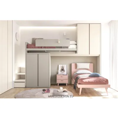 Cameretta 15b Doimo cityline letti a terra scontata